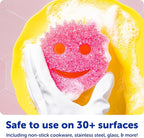 Scrub Daddy 6 Scrub Mommy Kitchen Sponges & 1 Daddy Caddy Sponge Holder - Scratch-Free for Dishes & Multipurpose Cleaning - BPA Free & Made with Polymer Foam - Stain & Odor Resistant