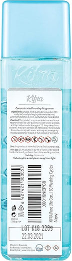 KIFRA PURE LIFE Concentrated Laundry Fragrance 6.76 Fl Oz 200ml 80 Washing Cycles