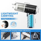 IFTHFOUR Compressed Air Duster-Vacuum Keyboard Cleaner-Air Blower 3-in-1-Electric Air Dusters-Replace Compressed Air Cans for PC,Computer Keyboard,Car Dusterpc Cleaning