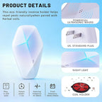 Electora 6Pcs Upgraded Ultrasonic Pest Repeller with Mosquito Coil Holder, Pest Repellent ultrasonic Plug in, Mice Repellent Indoor for Rodent, Roach, Spider, Ant, Bug, Mosquitoes, Insects and Rats