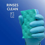 O-Cedar Scrunge Non-Scratch Scrub Sponge (Pack of 6) Multi-Use, All-Purpose, Odor-Resistant, Scrubbing Sponge Safely Cleans All Hard Surfaces in Kitchen and Bathroom