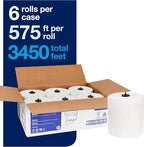 Tork Matic Soft Hand Towel Roll, White, Premium, H1, Quick-Absorbing, Long-Lasting, Thick 2-Ply, 6 Rolls x 575 ft, 290096 & Mini Jumbo Toilet Paper Roll White T2, Advanced, 2-Ply, 12 x 751', 12024402