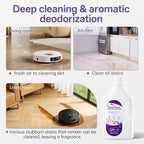 1L Floor Cleaning Solution Compatible with Roborock/Eufy/iRobot/Ecovacs/Dreame/Shark, Fragrance Deodorization, Deep Cleans for Multiple Hard Floors (1 Liter, 【Lavender】)
