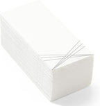 100 Pack Linen Feel Guest Paper Hand Towels | Disposable Super Absorbent Airlaid Paper Towels For Bathroom, Party, Weddings, Or Events | 12 x 17 Inches 1/6 Folded Decorative Design