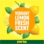 Pine-Sol Multi Surface Cleaner, 2 Pack, Concentrated Multi Purpose Cleaner and Degreaser for Kitchen and Bathroom, Makes 5 Gallons, Lemon Fresh Scent, 10.75 oz. Each