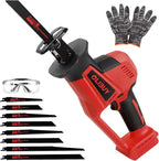 Reciprocating Saw for Milwaukee M18 Battery,【Battery Not Included】,Cordless Sawzall with 8 Blades,0-3000SPM Variable Speed, Cordless Reciprocating Saws for Wood/Metal/PVC Cutting