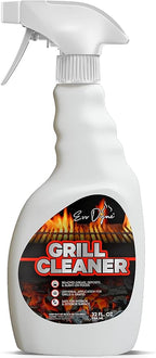 Evo Dyne Grill Cleaner Spray (32 oz), Made in USA - Quickly Cleans BBQ Burnt-on Foods and Grease from Grill Grates - Heavy Duty, Fast-Acting Formula, Less Scrubbing - Food Safe Grill & Oven Degreaser (3-Pack)