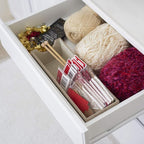 Household Essentials Brown 720-1 Deep Drawer Organizer Box for Storage | 12 in x 4 in x 3.13