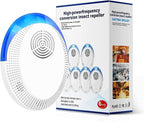 Ultrasonic Pest Repeller Device Indoor Mouse Deterrent Rodent Repellent Ultrasonic Plug in, Pest Control for Spiders, Roaches, Insects (Pack of 6)