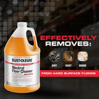 Rust-Oleum Professional Cleaners Neutral Floor Cleaner | 1 Gallon (128oz) | Professional Strength Concentrate | Neutral pH | Pine Scent