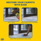Zep High Traffic Carpet Cleaner - 1 Gallon (Case of 2) ZUHTC128 - Penetrating Formula Removes Deep Stains; Making High-Traffic Areas Look New Again