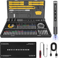 Tanson Precision Electric Screwdriver, 3.7v Laptop Screwdriver Set,71 In 1 Electronic Tool Set, Cordless Rechargeable Portable Repair Tool Set For Computer, Laptop, Mobile Phone, Camera, Watch Repair