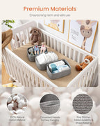 Small Woven Basket, 12 x 8 x 4.5 Inches, Storage Basket for Organizing, Cute Small Rope Shelf Closet Cube Storage Bins Baskets for Shelves, Dog Toy Gift Baskets Empty, 3 Packs, Mixed Grey