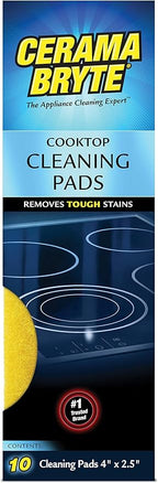 Cerama Bryte Cooktop Cleaning Pads, 10-Count 2 Pack