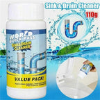 Wild Tornado Pipe Dredge Deodorant, Powerful Sink and Drain Cleaner, Quick Foaming Toilet Cleaner, Dredge Agent for Kitchen and Toilet Pipes (2pcs)