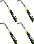 Garden Guru Patio Crack Weeder Tool with Ergonomic Handle – Stainless Steel Weed Puller for Patio Sidewalk Driveway Cracks | Rust Resistant (4 Pack)