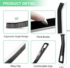 Crevice Cleaning Brush,Hard Bristle Grout Scrub Brushes Tool,Straw Cleaner Brush,Multifunctional Gap Cleaning Supplies Home Essentials for Household Use,Kitchen,Window,Bathroom,Corners(12PCS)