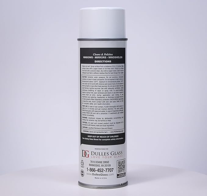Dulles Glass Specialized Glass & Mirror Cleaner 4 pack