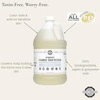 Rustic Strength Natural Fabric Softener, Non-Toxic, Biodegradable, Gallon Plastic