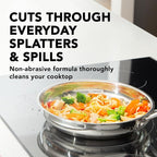 Weiman Daily Cooktop Cleaner with Microfiber Cloth Included for Glass Ceramic and Induction Cook Tops, 22oz (Pack of 2)