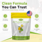All Purpose Cleaner Concentrate Refill, Multi Surface Clean Refill, Non-toxic Cleaning Tablets 12-pack. Makes 192 fl oz (12x16Fl oz) Bottles of Spray Cleaner for Household, Bathroom & Kitchen Cleaning