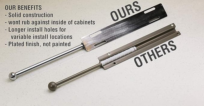 12" Valet Rod Standard for Closet Polished Brass PB Metal