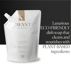 L’AVANT Collective High Performing Dish Soap Refill | Plant-Based, Naturally Derived Formula, Ambre Santal Scent | 32 fl oz Refill Pouch | Sustainable Luxury Kitchen Cleaning Solution