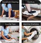 Avalon Towels Microfiber Cleaning Cloths (Value Pack of 36) - Size 16 x 16 Inches, Highly Absorbent Cleaning Rags, Lint Free, Reusable and Washable, Microfiber Towels for Cars