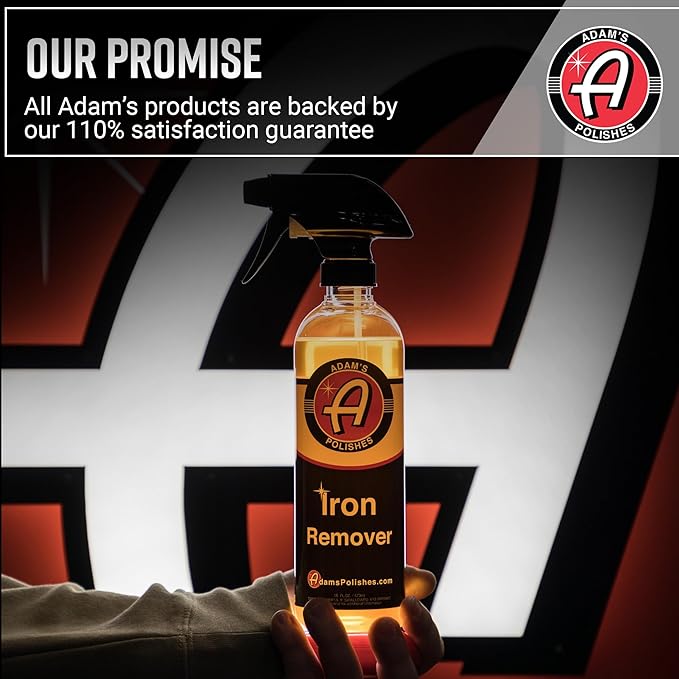 Adam's Iron Remover (5 Gallon) - Iron Out Fallout & Rust Remover Spray for Car Detailing On Automotive, Motorcycle, RV, Boat Paint Wheels or Metal - Use Before Clay Bar, Car Wax or Car Wash