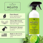 Cold Iron Wrinkle Release Spray for Clothes | 32 fl oz Cosmo Cranberry Citrus & Mojito Citrus Mint Bundle | Plant-Based Ironing Alternative - Variety Pack of 2