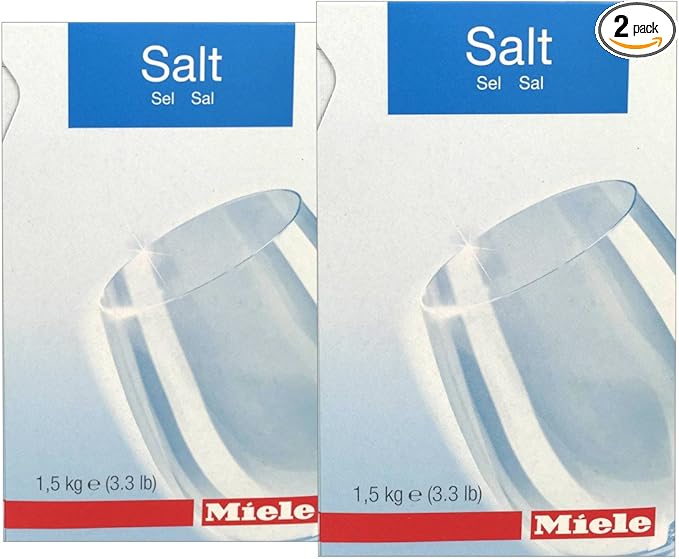 2 PACK - Miele Care Collection Dishwasher Reactivation Salt 3.3lbs