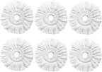 6 Pack Spin Mop Replacement Heads Compatible with Hurricane, Mopnado, Casabella and Other Standard Size Spin Mop, Easy to Clean and Durable Microfiber Spin Mop Refills, Mops Head for Floor Cleaning