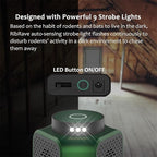 BlokWRX Rodent Repellent Ultrasonic Plug-in, Rat Repellent for House Ultrasonic Mouse Repeller Pest Control Deterrent Device Garage Attic Home