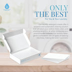 Pursonic Eco Laundry Detergent Sheets - 30 Sheet (60 Loads) Natural Zero Plastic Laundry Sheets with Powerful Cleaning Power - Travel Essentials, Quick-Dissolving & Mess-Free (Fresh Linen)