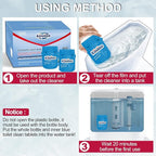KIISIISO Toilet Bowl Cleaners 6 Bottles, Automatic Long-Lasting Toilet Bowl Cleaner Tablets in Bottle, for About 6 Months' Supply, Blue