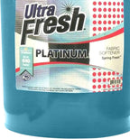 Ultra Fresh Platinum 5 Gallon Spring Fresh Scented Fabric Softener Liquid with Pump for Easy Dispensing for Up to 640 Laundry Loads (5 Pack)