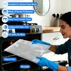 10Pcs Oven Rack Cleaning Bags, No Scrub Bags For Cleaning Oven Racks, Reusable Leak-Resistant PE Bags for Deep Soaking Grill Grates, BBQ Racks