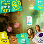 T-24, Ultrasonic Pest Repeller Wall Plug-in Most Effective Than Repellents - Get Rid of - Rodents, Squirrels, Mice, Rats, Bats, Roaches, Ants, Spiders, Bed Bugs, Мosquito, Insects, Fleas (6 Pack)