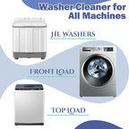 Navona 50 Pack Washing Machine Cleaner Tablets, Deep Cleaning Descaler for Front & Top Load HE Washers, Residue, Grime, and Odors Remover, Pet Owner Friendly