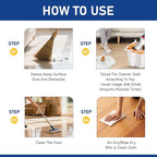 2Pcs Floor Restore Cleaner & Polish,High Solid Content Floor Polish For Shine Renewal & Protective Layer,Helps Conceal Small Scratches,Quick-Drying Protective Finish For Tile,Shine Wood-300ml