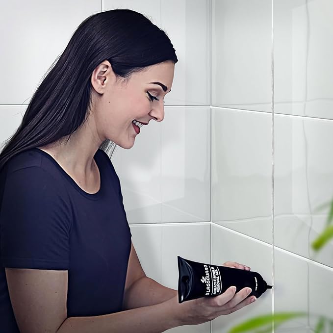 GlassGuard Miracle Mold Stain Remover Stain Gel – Heavy Duty Cleaning Gel for Grouts, Ceramic, Glass, Silicone, Caulk & More – Washing Machine Cleaner Front Loader (300 ml / 10 oz)