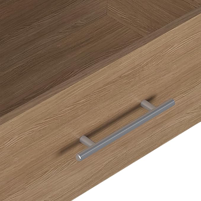 MODCART 4 Drawer Short Tower Closet Unit, Modular Closet System, Wood Closet System Organizer with Storage for Walk In Closets, Clothing Rack Closet for Hanging Clothes, Bedroom, Wood, 31.5"W