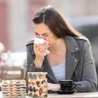 Geyee 50 Packs Facial Tissue Travel Packs Disposable Pocket Tissues for Wedding Guest Travel School Purse Home Supplies, 500 Sheets 3 Ply(Mushroom)