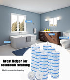50 Count Toilet Wand Refills for Clorox ToiletWand,4X Cleaning Power Toilet Bowl Cleaner Refill Pads,Disposable Toilet Brush Scrubber Refills for Bathroom Cleaning,No Falling Apart