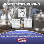 Weiman Silver Cream Cleaner 3-in-1, Anti-Tarnish Technology, Safely Clean, Polish, Shine & Restore, Removes & Prevent Tarnish (Pack of 6)