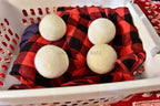 Pack of 7 Wool Laundry Dryer Ball by GK&CO-Reusable Extra Large Premium Natural Fabric Softener, Reduces Clothing Wrinkles, Eco-Friendly~Made of 100% Pure New Zealand Wool~Made in Nepal (7)
