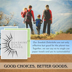 Swedish Dishcloths for Kitchen - Ecofriendly Reusable Paper Towels, Biodegradable Dish Cloths - Cellulose Sponge Dish Cloths for Washing Dishes - 8 Pack (Butterfly)