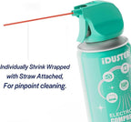 iDuster Disposable Compressed Gas Duster - 10oz Compressed Air Can, Computer and Keyboard Cleaner, 3 Packs