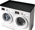 Gashell Washer Dryer Countertop, 27.5" x 58" Bamboo Washer and Dryer Countertop for Laundry Room Organization(Black)