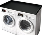 Gashell Washer Dryer Countertop, 27.5" x 54" Bamboo Washer and Dryer Countertop for Laundry Room Organization(Black)